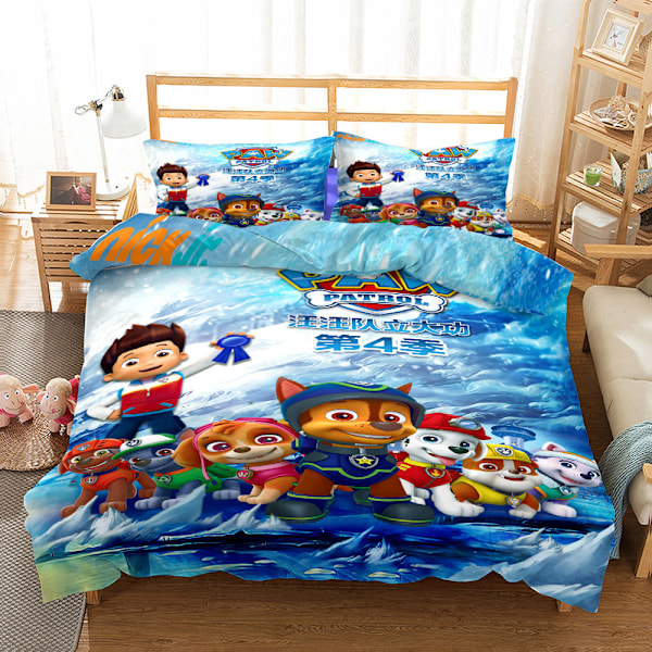 Paw Expedition Digitaltryckt Täcke Set-1152paw 200x200cm