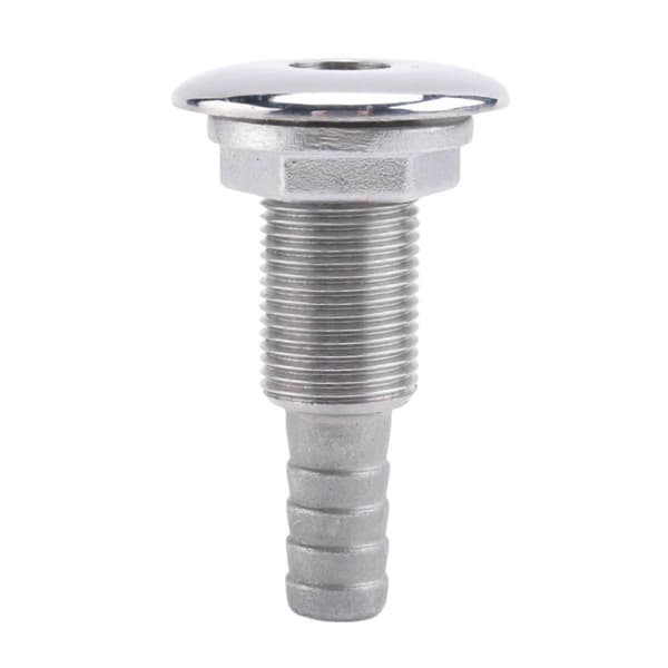 Marine Konnektor Slange Studs Rustfrit Stål Afløbsrør Rør Gennem Skrog Sølv 316 Afløbs Samling Fitting