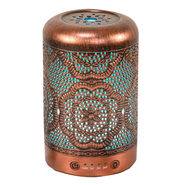 Æterisk olie luftfugter, 100 ml, ultralyd diffuser, med 7 farve LED