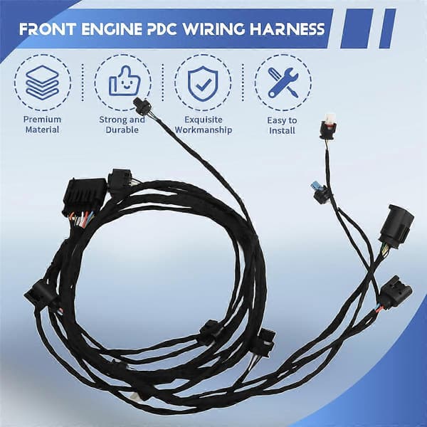 61129436174 Front Engine PDC Ledningsnet til BMW 3 G20 High-end version Frontkofanger Radar Ledningsnet