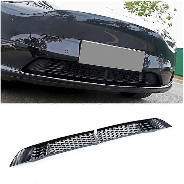 For Tesla Model 3 2021 2022 2023 Front Grill Mesh, Grid Insert Net Air Inlet Vent Grille Cover Acces