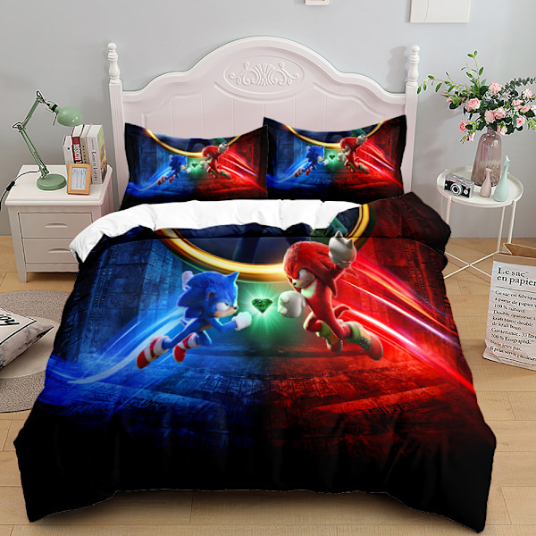Lightning Sonic Print Dynetrekksett-061014s SINGLE 135x200cm