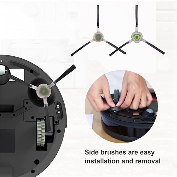 8 st Sidoborstar för OKP K7 / K8 / L3 / Lefant M201 / T800 / U180 / M501-B / F1 / T700 / M520/M571/M301 Reservdel