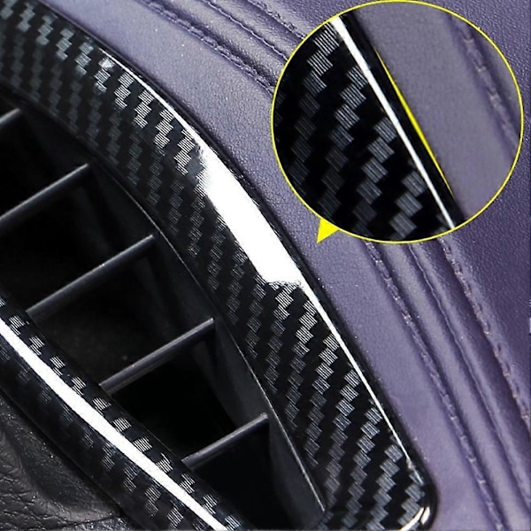 Bil Luftkonditionering Ventilationsgaller Utloppsskydd Trim Dekal Dekor Ram för Toyota C-HR CHR 2016-2020 Tillbehör