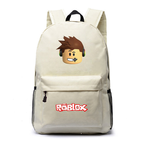 Roblox Reppu Mochila Lasten Tilavat Laukut-1 Beige