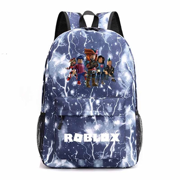 Roblox Reppu Mochila Lasten Tilavat Laukut-2 Lightning Blue 3