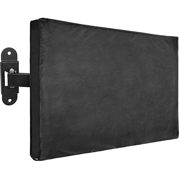 Portabelt TV-skydd, 600D Oxford Canvas, Andningsbart Dammtätt, Svart, Vattentätt, för Utomhusbruk 30-32" (31.1*5.1*23.2")