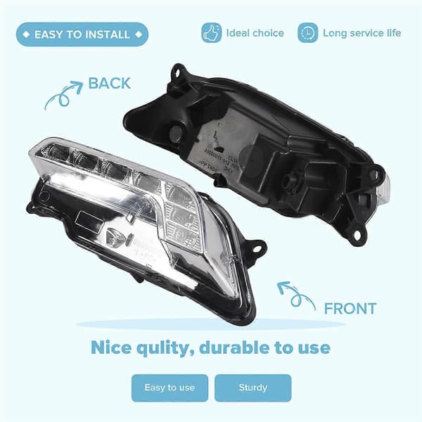 Bil Front LED Kørelys DRL Blinklys til Mercedes W212 E300 E350 E500 E550 09-13 212