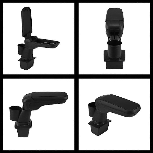 Bil Centralt Armstöd Box Punch-Free Central Konsol Armstöd Box Förvaringsbox för Mazda CX-3 2015-2018