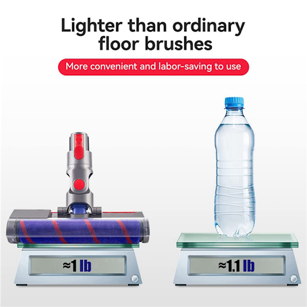 Mykt børstehode for Dyson V7 V8 V10 V11 V15 trådløse støvsugere deler tilbehør for harde gulv
