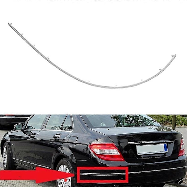 Dekorativ list för bakre stötfångare för Mercedes C207 E200 E220 E250 E350 Left
