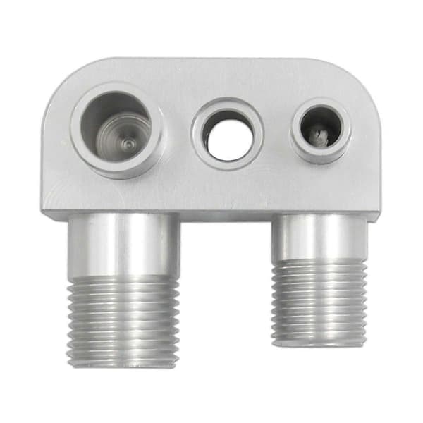 Til LSX LS3 Motor Swap Konvertering A/C Linje Kompressor Adapter Fitting, AC Kompressor Aluminium Adapt