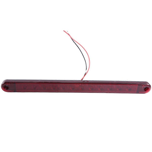 12LED Stopplys Baklys 12V Bremselys Bar Lastebil Tilhenger Lorry Buss Bremse Identifikasjonslys