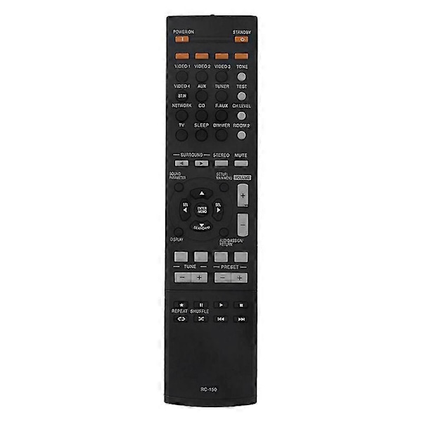 RC-150 Ersättningsfjärrkontroll för Sherwood AV Receiver R-507 R-607 R-807 Black