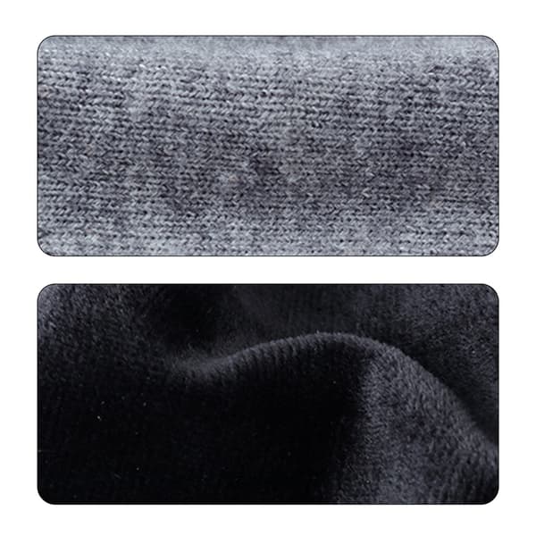 Vinter ørevarmende pandebånd, sort, til skiløb, cykling, løb, polyester Black