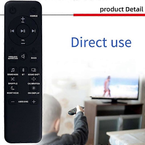 Kaukosäädin JBL Bar 2.1 3.1 5.1 -kanavaiselle 4K Ultra HD Sound Bar -järjestelmälle langattomaan kotiteatteriin Au