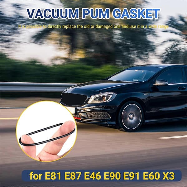 2 stk. bilvakuumpumpetetning pakning 11667509080 for BMW E81 E87 E46 E90 E91 E60 X3