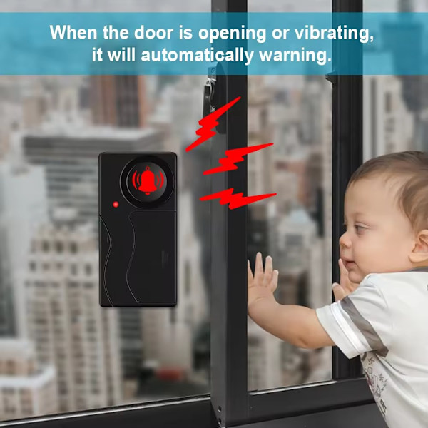 Langaton varkaudenestohälytin, ovet ja ikkunat Remote control