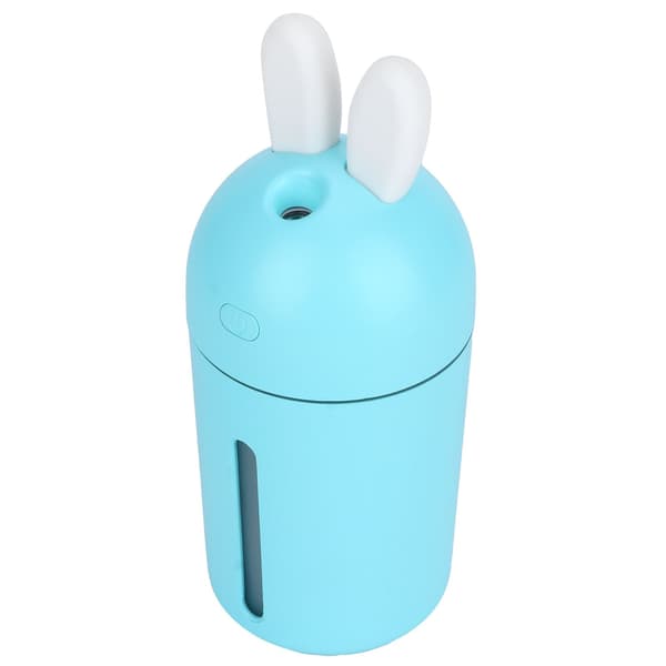 Mini luftfuktare 200 ml, USB-driven, nattlampa, 3-timmars timer, skrivbord, blå