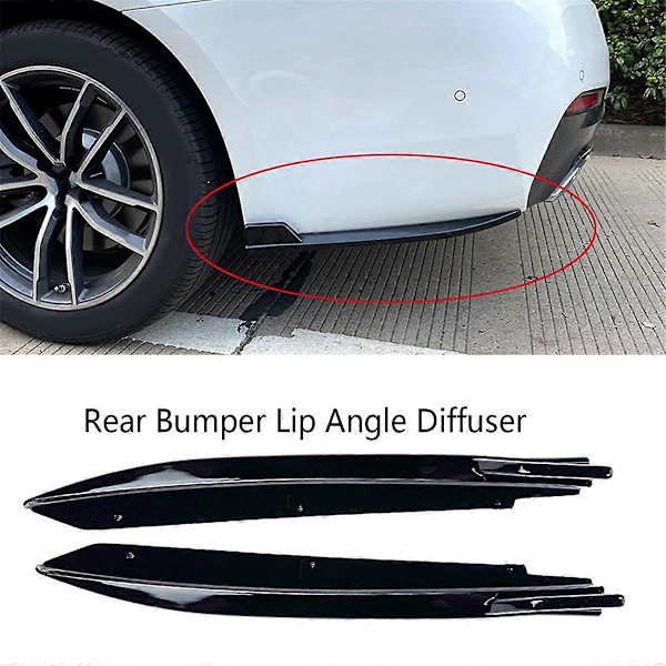 Bakre stötfångare läpp vinkel diffusor splitter spoiler skydd för BMW- 5-serie G30 M-Tech 525I 530I 540