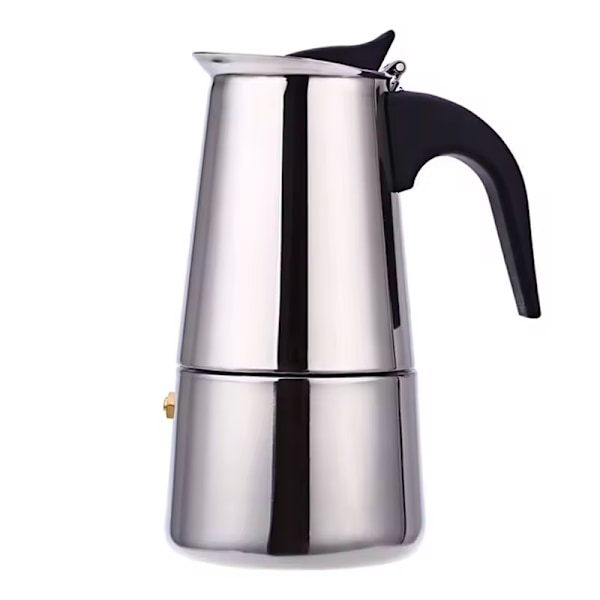 Maple Kaffetrakter i rustfritt stål for hjemmet - Moka, Espresso, Percolator, Latte-servering 6 Cups