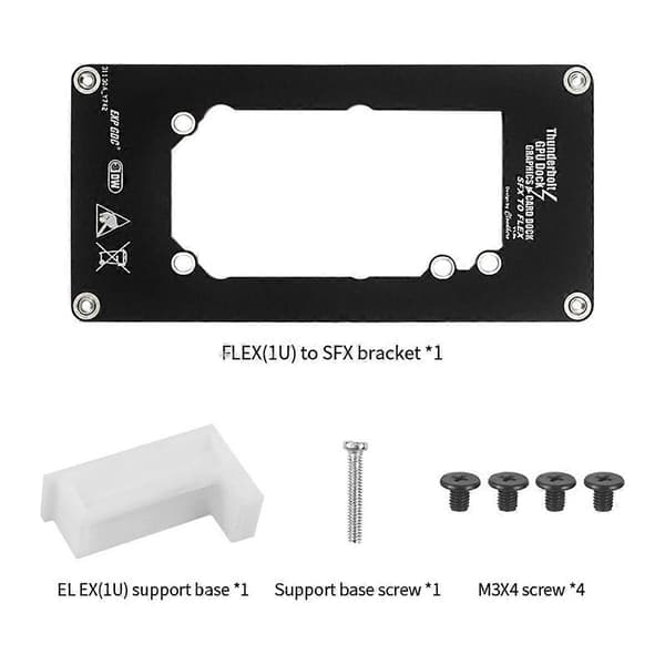 EXP GDC FLEX(1U) til SFX Beslag SFX til FLEX Adapter Holder til TH3P4G3 Thunderbolt-Kompatibel GPU Do