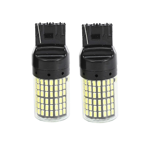 2 st Super Stark Canbus T20 7440 W21W Wy21W 144-Smd Backljus Blinkers Fel Fri Ingen F