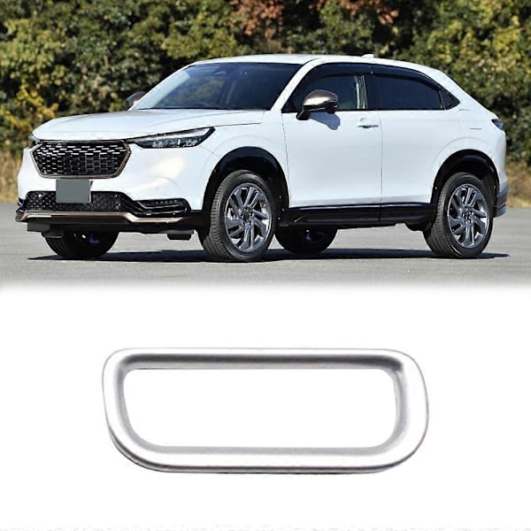 Ram för varningslampa för bil, nödljus, strömbrytare, täcklist för Honda Vezel HR-V HRV 2021 2022 Silver