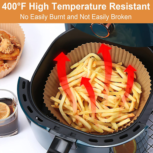 Non-stick papirform for airfryer 20-24 cm 100 PIECES