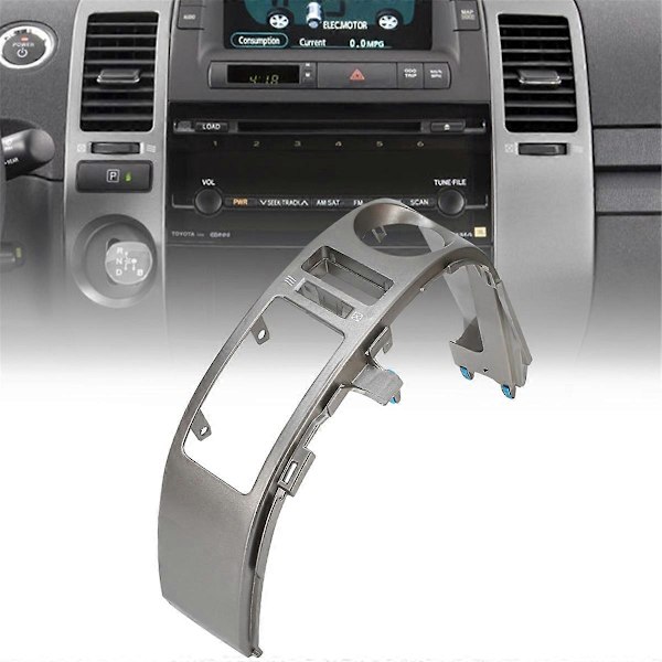 Vänster Center A/C Instrumentbräda Skydd Luftventil Trim Panel för Prius 2004-2006 Biltillbehör Ersättning 55670