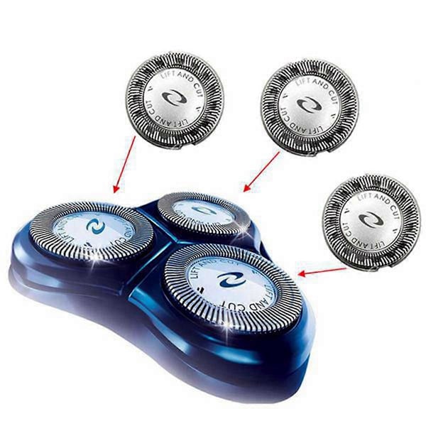 3 kpl:n vaihtoterä Philips Norelco HQ3 HQ4 HQ55 HQ56 HQ6900 HQ6868 HQ5812 HQ6874 -parranajokoneeseen