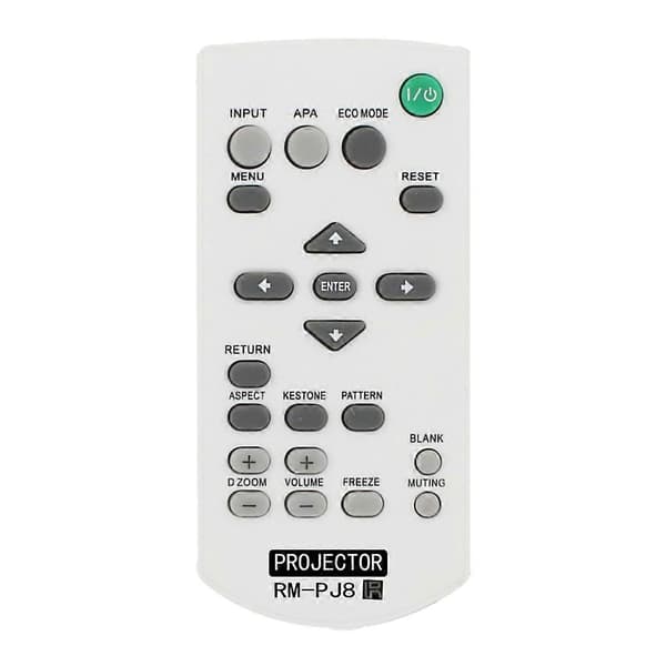 Erstatningsfjernkontroll for Sony trådløs bryterprojektor