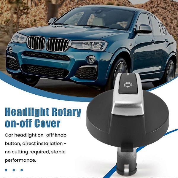 1 st Bil Strålkastare Strömbrytare Knapp För-BMW 5/7-serien X3 X4 F01 F02 F03 F10 F18 F07 F06 F25 F26