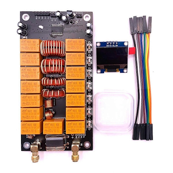 Antenne Tuner Board Bundkort med Skærm Færdig Version DIY Antenne Sæt Tester Elektronisk Comp