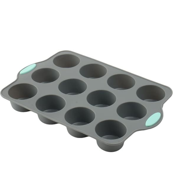 Silikone kageformssæt, runde bageforme til moussebrød chiffon, 9 dele, non-stick Silicone pumpkin plate