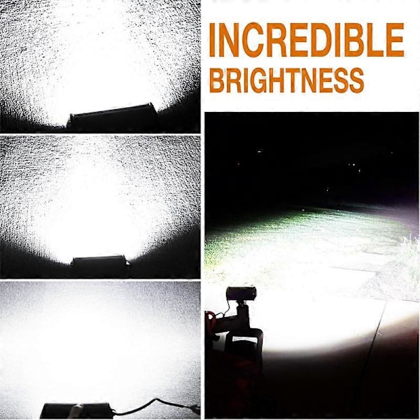 7 tum 120W Kombi Led Ljusramper Spot Flood Beam för Arbete Körning Offroad Båt Bil Traktor Lastbil SUV