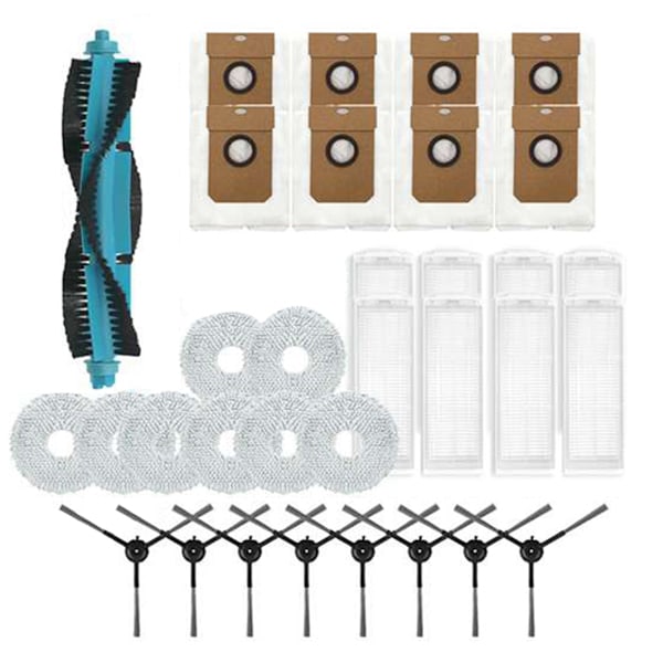 Til Cecotec Conga 11090 Spin Revolution Udskiftning Reservedele Tilbehør Hovedsidebørste Hepa Filter Moppe Støvpose