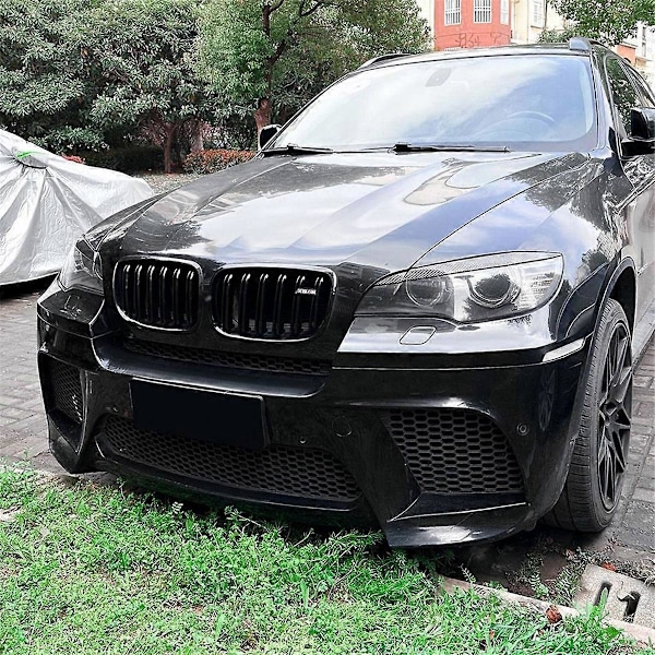 Strålkastarögonbrynsöverdrag för BMW X6 E71 2008-2014 Strålkastarögonlock