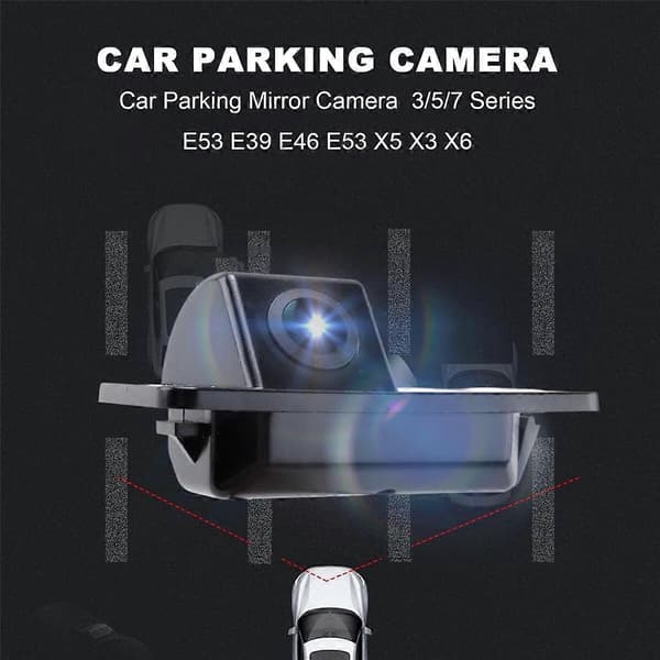 Bakkamera til bilparkering til Bmw 3/5/7 Serie E53 E39 E46 E53 X5 X3 X6