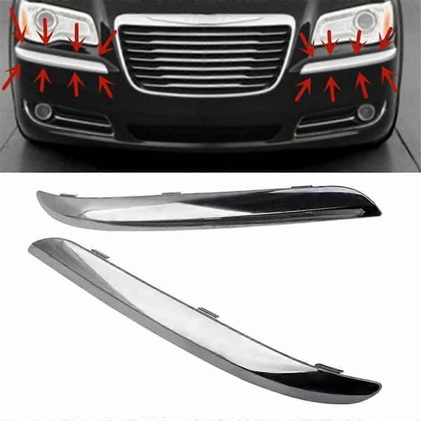 Krom Frontfanger List Trim for Chrysler 300 Accent 2011-2014 Frontfanger Trim Stripe Right