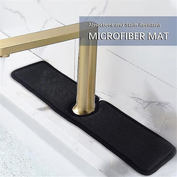 Set med 2 stänkfria absorberande mattor med omslag
