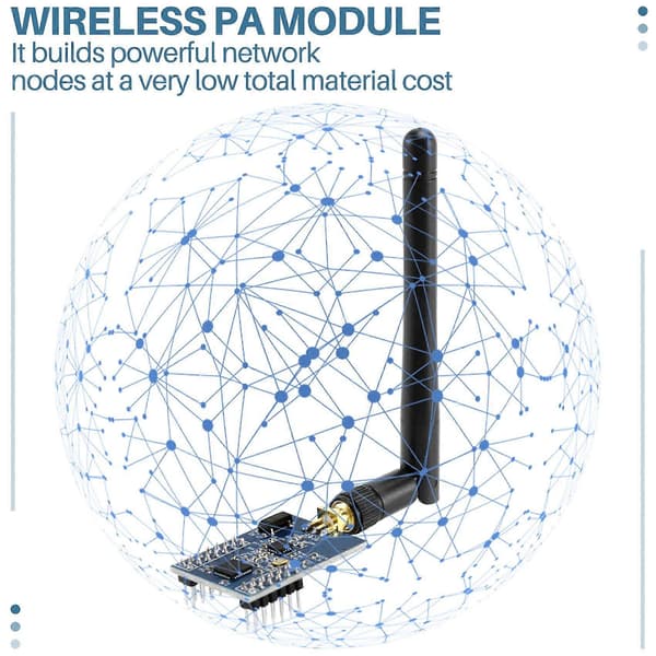 ZigBee Konvertering Seriel Port TTL Uart Trådløs PA Modul CC2530+CC2591 Zigbee Modul CC2530 Udvikling