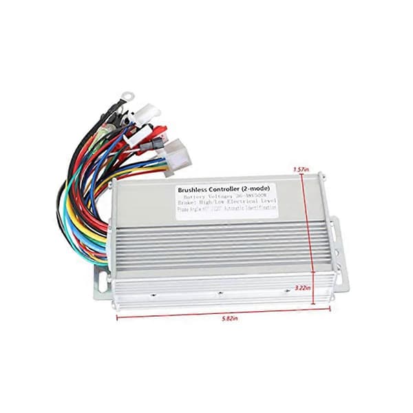 36-48V 500W Borstlös DC Motor Hastighetskontrollbox Elcykel Scooter