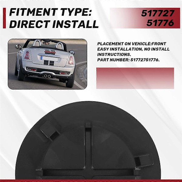 Bil Framhjul Vänster Höger Stänkskydd Innerskärm För-BMW Mini Cooper R56 F56 R55 F55