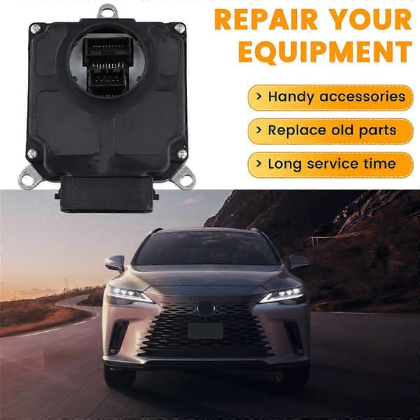 Bil Lampe Driver Datamaskin Lys Modul Frontlykt Kontrollenhet for Lexus RX350 RX450h Left