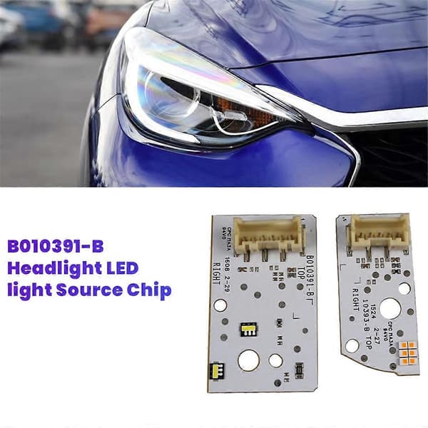 2 stk./sæt Forlygte LED-kort til QX30 Q30 2017-2019 High Version Light DRL Blinklyskilde Chip B