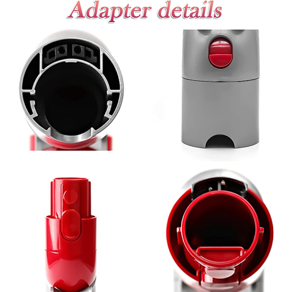 Adapter for Dyson V7 V8 V10 V11 V15 Hurtigutløser Lav Rekkevidde Adapter 970790-01 Støvsuger Tilbehør Rengjøringsverktøy