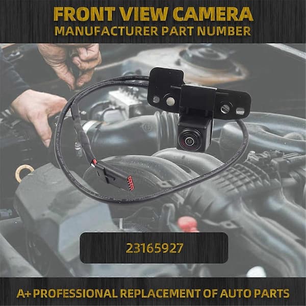 Bil Front View Kamera Parkeringsassistent Kamera 23165927 for Chevy Traverse 2018-2021 Bil Sikkerhetskamera