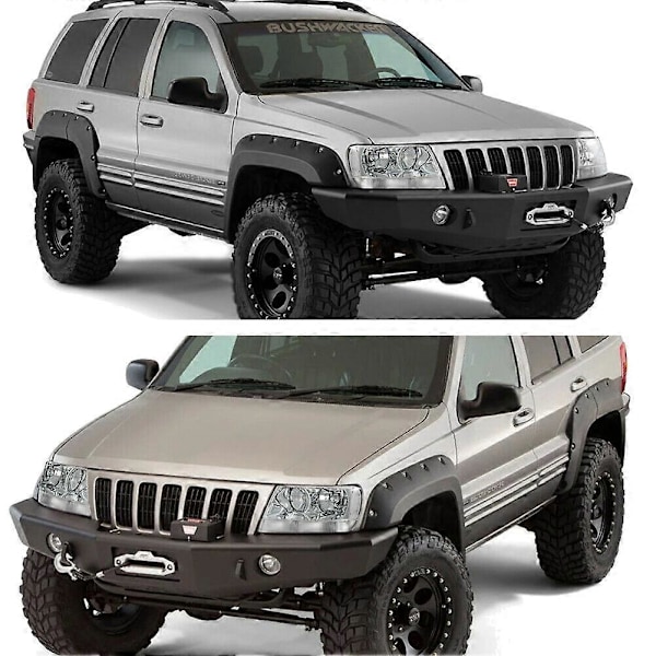 Sida för Jeep Grand Cherokee 1999-2004 Bil Strålkastarglas Skydd Huvud Ljus Lampskärm Främre Ljus