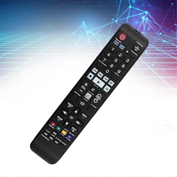 Ersättningsfjärrkontroll AH59-02550A för Samsung hemmabiosystem HT-F450K HT-F453K HT-F453HK Black